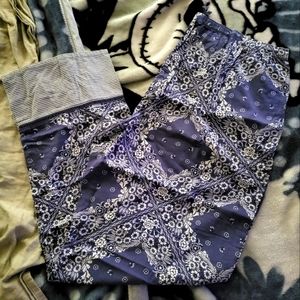 Vs lightweight cotton print pj pants, size xl long. NWOT.